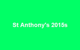 St Anthony's 2015s