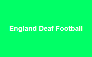 England Deaf Football