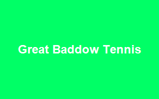 Great Baddow Tennis